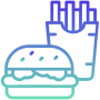 Fast food chain icon